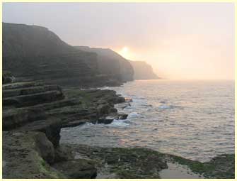 Filey Brigg at Dusk